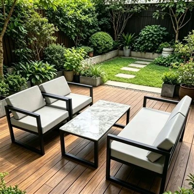 Dining Set Stainless Steel