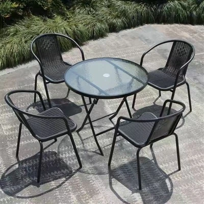 Fiberglass Dining Table and Chairs
